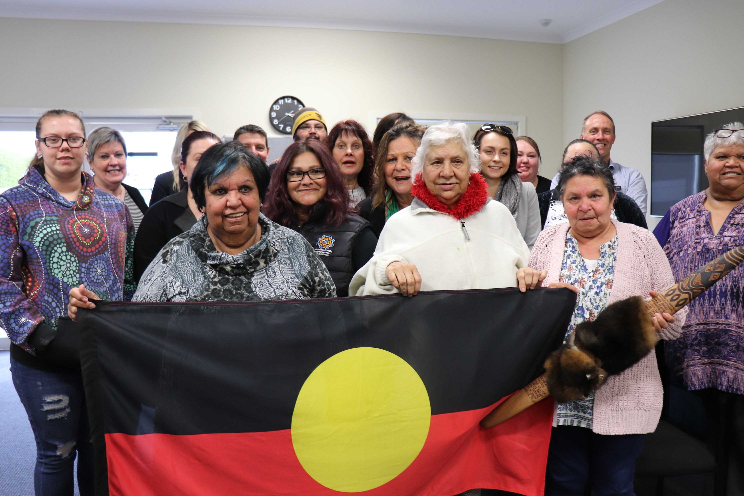 People at a Victorian Treaty Advancement Commission gathering